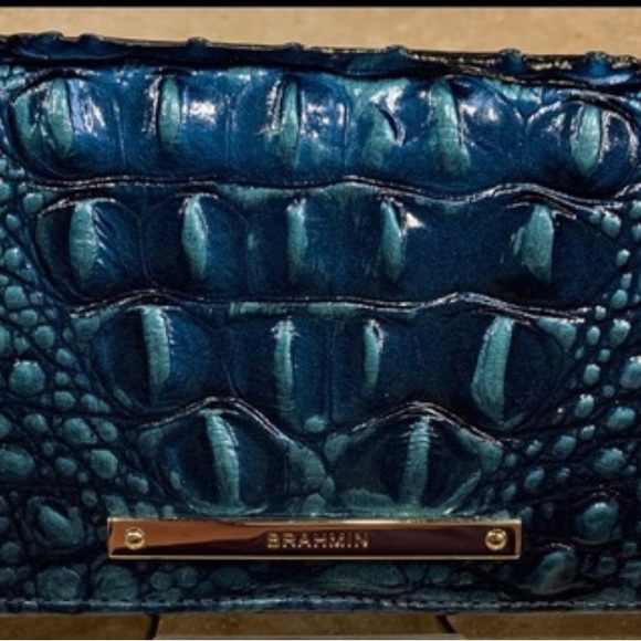 ISO🙏🏻💙🙏🏻💙🙏🏻Brahmin Verdigris Wallet - Picture 3 of 5